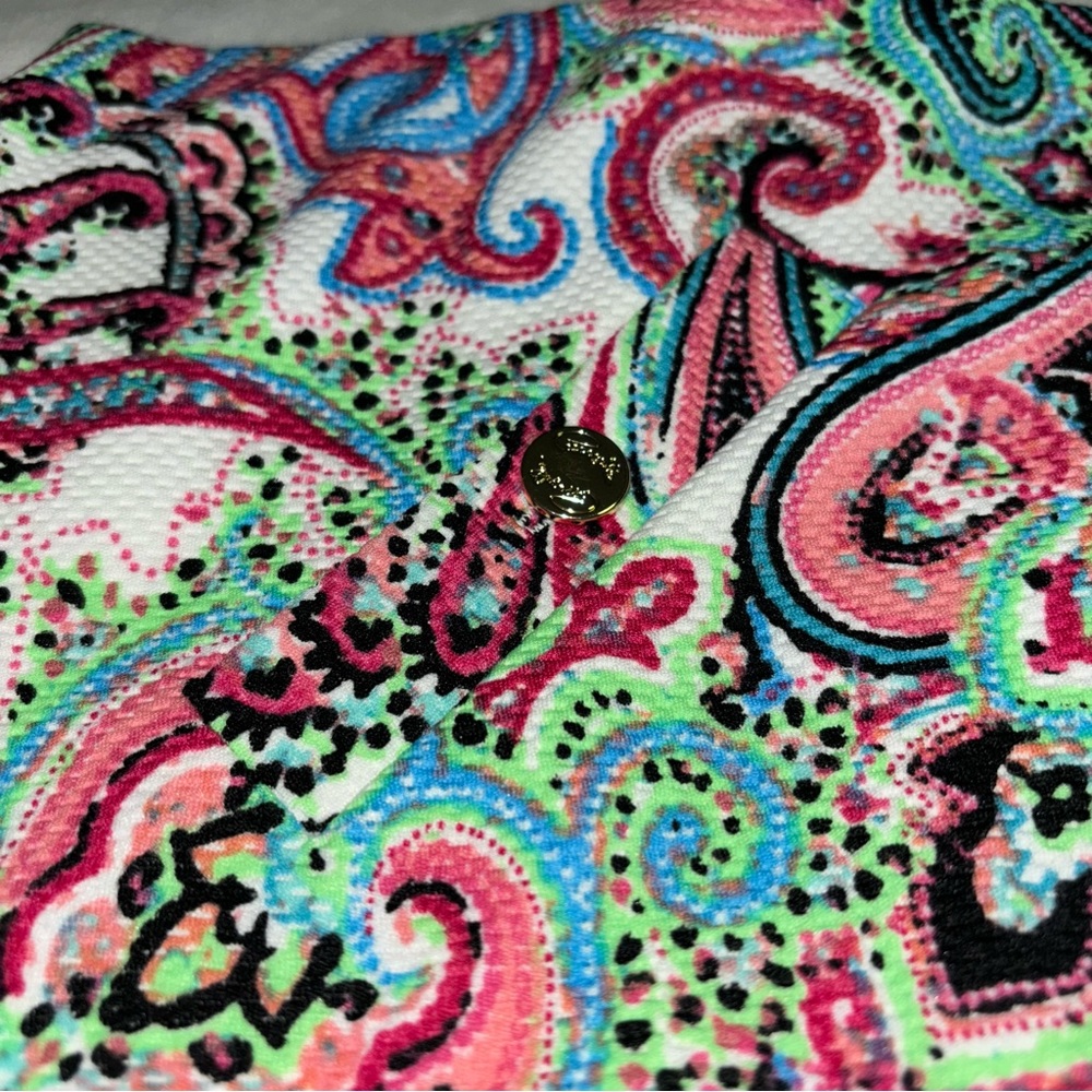 EUC Pappagallo Bright Paisley Skort Size XL - Picture 5 of 6